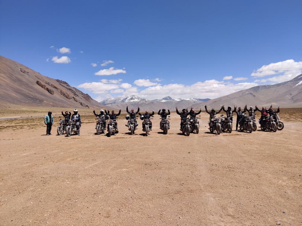 Bullet Riders Group on way to Ladakh Tour 2