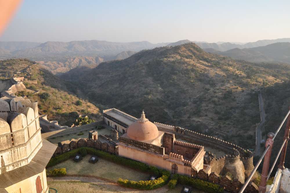 Fort sideview in rajasthan